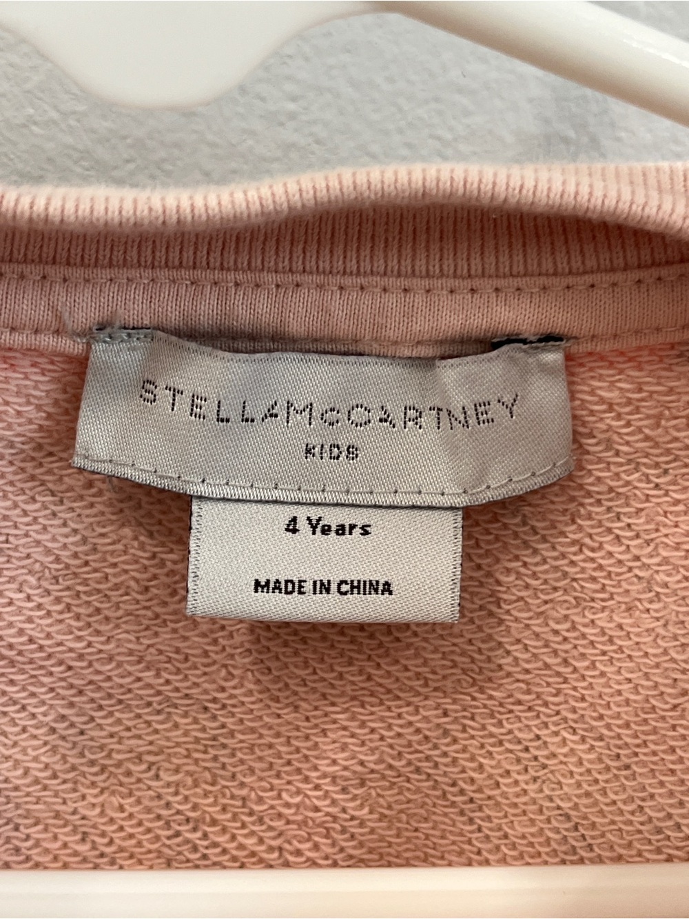 Stella McCartney Kids 4T Light Pink Sweatshirt - Picture 3 of 4
